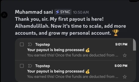 Topstep Funded Account Payout